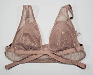 Victoria's Secret Muy Sexy Jengibre Metálico Grande Nuevo Con Etiquetas - Imagen 1 de 6