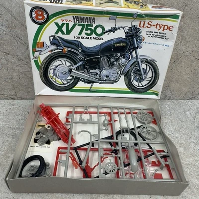 1970s Yamaha XV750 U.S.-Type 1/20 Model Kit Series 8 Japan Vintage Rare Free Shp - Image 1 of 4