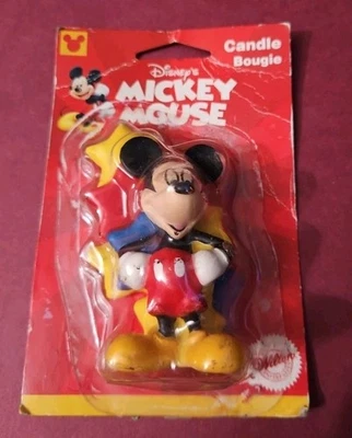 Vela de pastel Wilton Mickey Mouse vintage sellada de Disney  Foto 1 de 3
