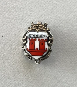 DE COLECCIÓN ROTHENBURG O/D TB ABRIGO DE ARMAS PIN DE RECUERDO/ROTHENBURG ob der TAUBER ALEMANIA - Imagen 1 de 2