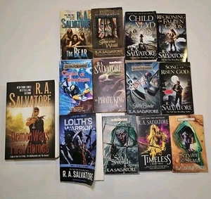 Forgotten Realms R. A. Salvatore Lot 13 Paperback Books PB Drizzt (9  1st Ed.) - Picture 1 of 1