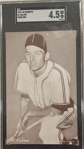 1947-66 Mostre Al Kaline inginocchiato SGC 4,5 - Foto 1 di 1
