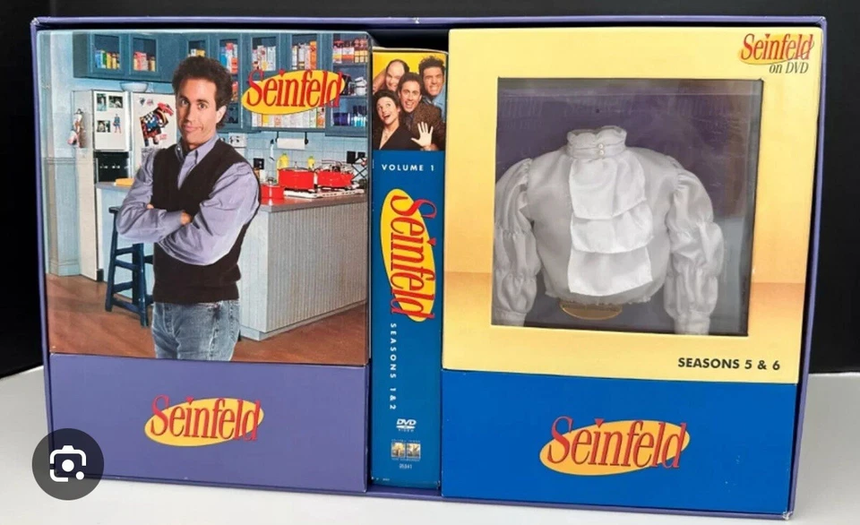 NEW Seinfeld Complete First 6 Seasons | Puffy Shirt Script Cards Monks  Sealed - Image 1 of 1