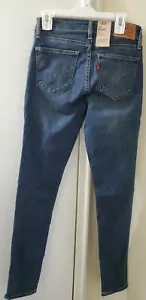 LEVI'S Women's Blue 711 Jeans Mid Rise Skinny Size 00 24X30 $59.50 - Picture 1 of 8