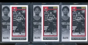 Lot (3) 2023 Panini Instant Black & White #BW-5 Scoot Henderson Rookie RC๐ - Picture 1 of 2