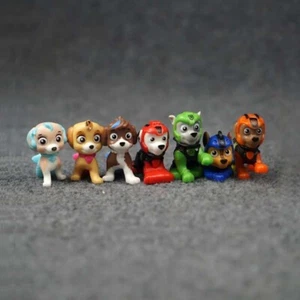Set of 7 Paw Patrol Mermaid Cute Pet Dog Skye Marshall Mini Figures Kids Toy - Bild 1 von 9