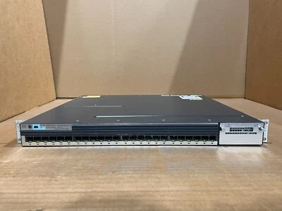 Cisco WS-C3750X-24S-E Catalyst SFP Network Switch w/ Dual Power 350WAC - Image 1 of 3