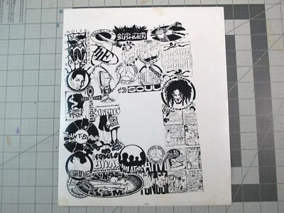 De colección Años 90 Hip Hop - Arte Original Joe Buck Concepto De La Soul Chi Ali Cómic 8B Foto 1 de 4