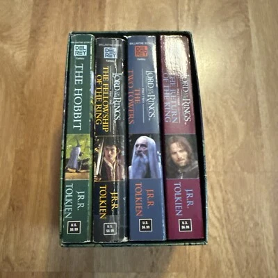 J.R.R. Tolkien The Lord Of The Rings & The Hobbit 4-book Paperback Box Set 2001 - Image 1 of 4
