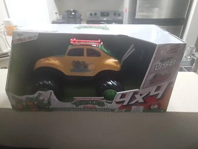 Teenage Mutant Ninja Turtles Elite 4x4 Monster Truck RC Jada new mint RARE!! - Image 1 of 4