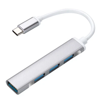 USB-C Type C to USB 3.0 4 Port Hub Splitter For PC Mac Phone MacBook Pro iPad - Image 1 of 4