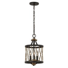 Bel Air Lighting Tahoe 3-Light Rubbed Oil Bronze Pendant