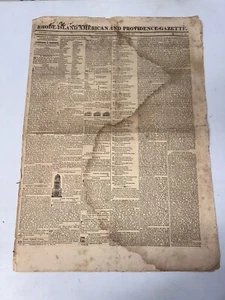 Rhode-Island American & Providence Gazette 25 de noviembre de 1825 Vol. LX No. 14 - Imagen 1 de 1