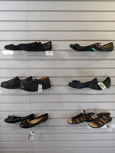 Lote de 6 Pares Zapatos Mujer Talla 7.5 Tacones Botas Planas Mocasín Zapatilla Sandalia 1024 - Imagen 1 de 12