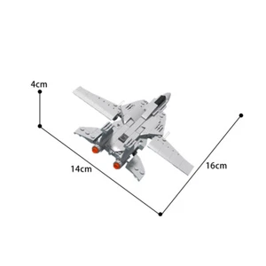 MOC: F14 Jet Aircraft Jet Plane Model 202 Pieces Toys Building Set from Movie - Picture 1 of 5