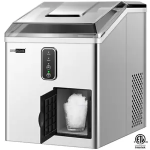 Máquina de afeitar y máquina de cubitos de hielo portátil 2 en 1 33 libras/día alarma de agua baja - Imagen 1 de 8