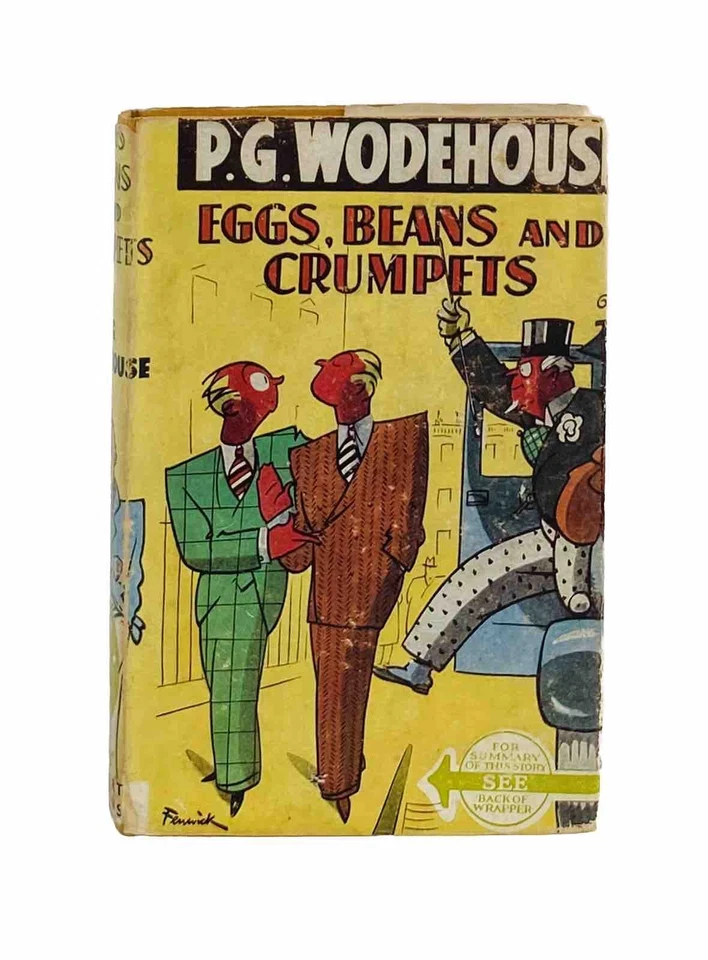 P G Wodehouse Eggs,Beans And Crumpets 1951 UK Edition H/C D/J Herbert Jenkins Foto 1 de 4