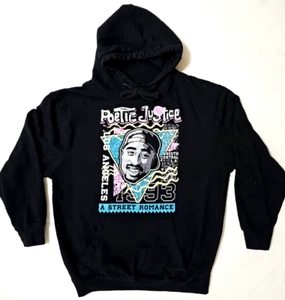 Tupac Poetic Justice 1993 Movie Size S Philcos Hoodie Sweatshirt - Picture 1 of 11