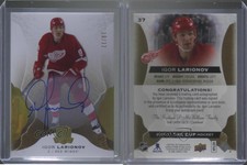 2016-17 Upper Deck The Cup Gold Spectrum Foil /12 Igor Larionov #37 Auto HOF