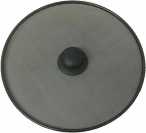 PEBBLE HUG 19cm Splatter Screen, Protective Lid Mesh with Knob, Frying Pan - Picture 1 of 35