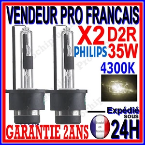 2 AMPOULES LAMPES AU XENON D2R PHILIPS 85126+ 85 V 35 W P32D-3 85126C1 4300K 12v - Picture 1 of 13