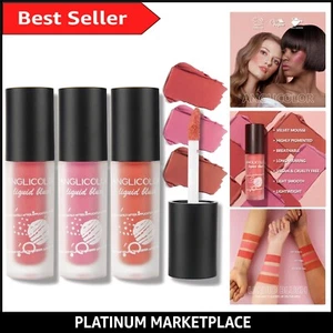 Lightweight 3PC Liquid Blushers - Flawless Matte Finish for All Skin Types - Picture 1 of 8