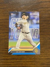 Blake Snell 2023 MLB TOPPS NOW Card OS15 Padres Cy Young Blue Parallel /49