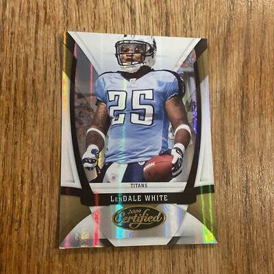 2009 Certified Football Card #121 LenDale White Gold 17/25 Titans SP Rare - Image 1 of 4