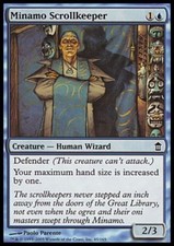 MTG x4 Minamo Scrollkeeper Saviors of Kamigawa Blue NM Magic the Gathering