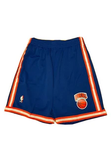 Mitchell & Ness New York Knicks HWC Swingman Shorts Blue Men’s Size Large - Picture 1 of 4
