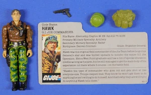 FIGURA GI JOE HALCÓN 1986 COMPLETA CON FICHERO - Imagen 1 de 2