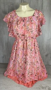 Light Weight Floral Girls Dress Justice Cherry Blossom Summer Ladies Girls 16 - Picture 1 of 17