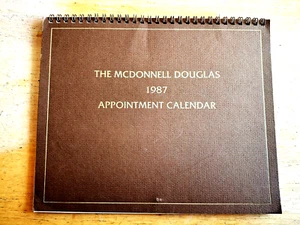 Calendario McDonnell Douglas 1987 12 impresiones de aviones MD-11 C-17 DC-10 MD-80 KC-10 - Imagen 1 de 5