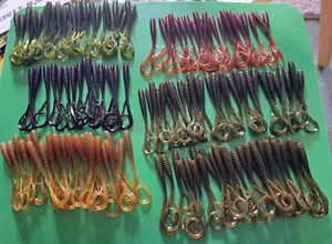 Engulf Baits 4" BUNGEE REFLEX WURM 60 Stck. Kit KOSTENLOSER VERSAND! - Bild 1 von 2