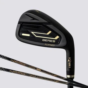 HONMA BERES 09 BLACK #6-11 IRON SET ARMRQ FX BLACK R-FLEX GRAPHITE MENS RH 2024 - Picture 1 of 12
