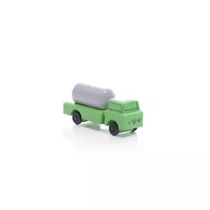 Wooden Toy Truck Hazardous Goods HxWxD 3.5x7.5x3Cm New Wooden Car Truck Wood - Picture 1 of 2