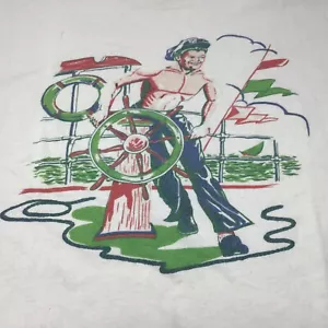 delinquent Bros graphic T shirt Captain size XL mens - Picture 1 of 3