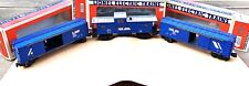 3 Lionel Electric Trains Montana Rail Link Extended Vision Caboose & 2 Box Cars