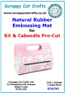 Kit & Caboodle Pro-Cut Rubber Embossing Mat by Scrappy Cat Crafts : SEKCN1