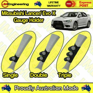 Gauge Holder for Mitsubishi Lancer Evo X Pillar Pod CLIP ON 52mm 60mm 2" inch - Foto 1 di 12