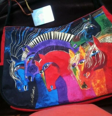 Cartera Hobo Wild Horses Of Fire Laurel Burch Mediana de Lona Foto 1 de 4