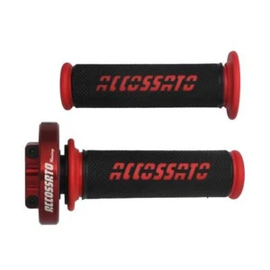 Accossato red quick throttle control grips GR006 red BMW - Picture 1 of 7