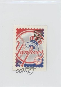1996 Pro Stamps Stickers Cut Sheet New York Yankees #NYYA