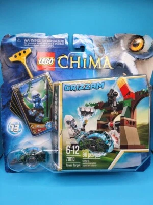 LEGO LEGENDS OF CHIMA: Grizzam - Tower Target (70110) 96 pcs New - Image 1 of 3