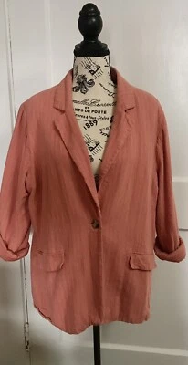 Women’s Sonoma Blazer Jacket Size XL  Salmon - Image 1 of 4
