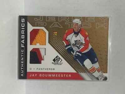 2007-08 SP Game Used Jersey JAY BOUWMEESTER (3-color swatch) /50 - Image 1 of 2