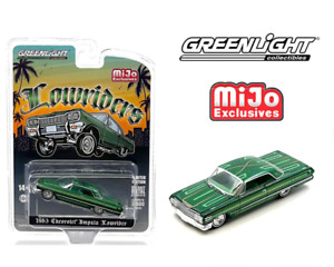 1963 Chevrolet Impala SS Lowriders Metallic Green Greenlight Collectibles
