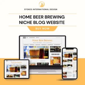 * HOMEBREWING CRAFT BEER BREWING * blog website business for sale AUTO UPDATING - Picture 1 of 1