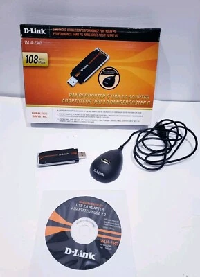 D-link WUA-2340 RangeBooster G USB 2.0 Wireless Adapter Foto 1 de 4