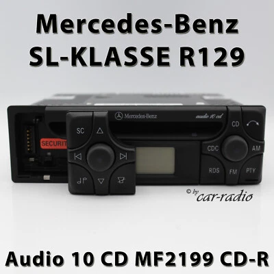 Original Mercedes R129 Radio Audio 10 CD MF2199 CD-R SL-Klasse W129 Autoradio - Bild 1 von 4